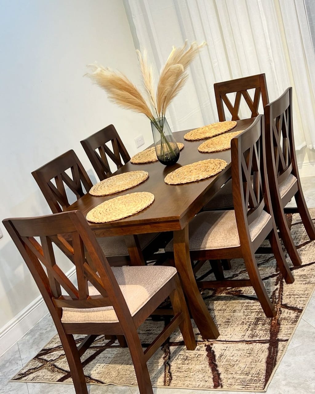 Modern Marble-Top Dining Set